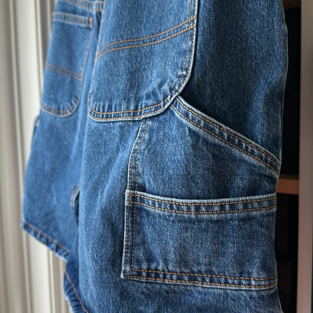 Princess Polly Classic High-Waist Denim Shorts in Blue - Picture 3 of 7
